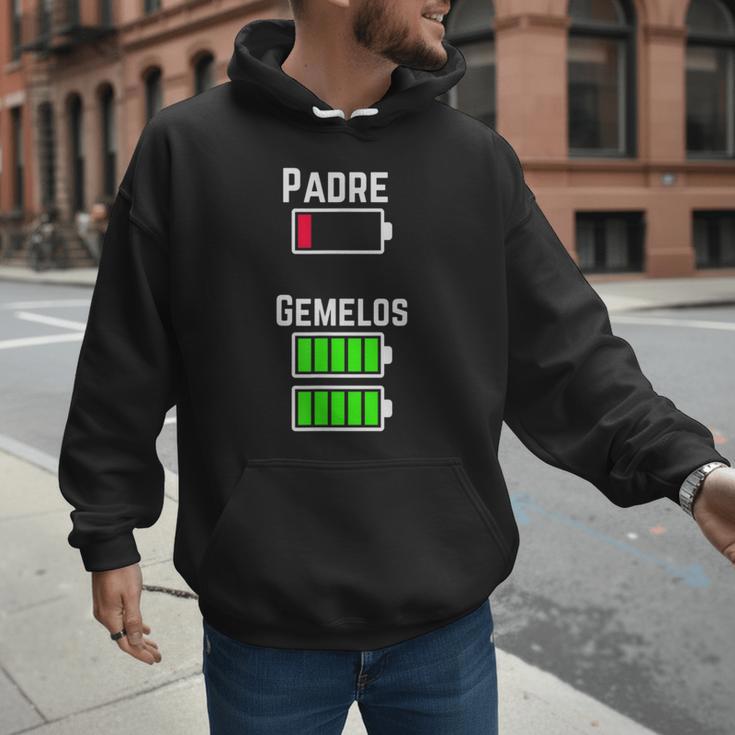 Cufflinks Battery Filled Tired Dad Low Battery Charge Men Hoodie