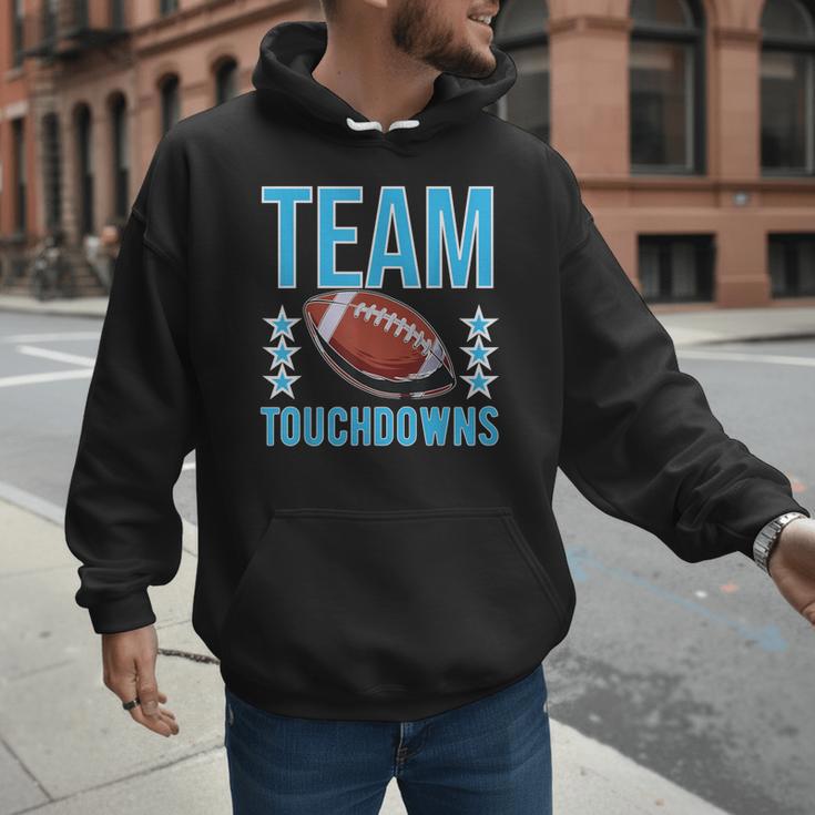Cute Team Touchdowns Gender Reveal For Mom And Dad Men Hoodie