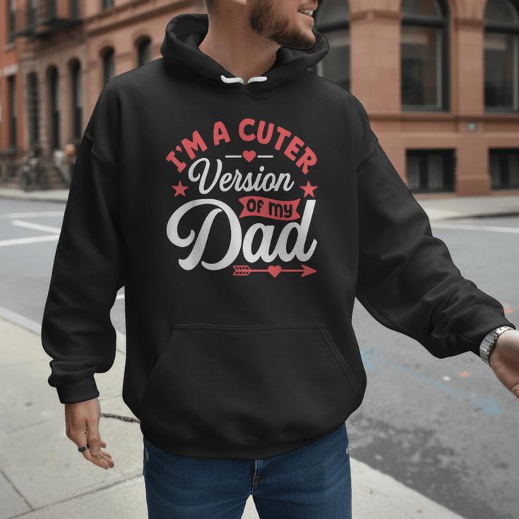 Cuter Version Of Dad Cute Kid Boy Girl Proud New Dad Men Hoodie