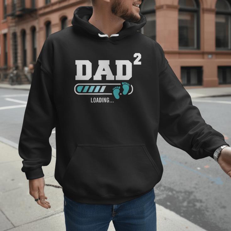Dad 2 Second Time Dad Dad Of Two Men Hoodie