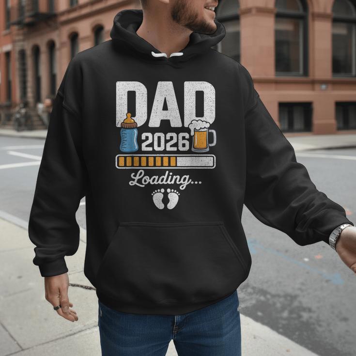 Dad 2026 Loading Expecting New Baby Announcement Men Men Hoodie