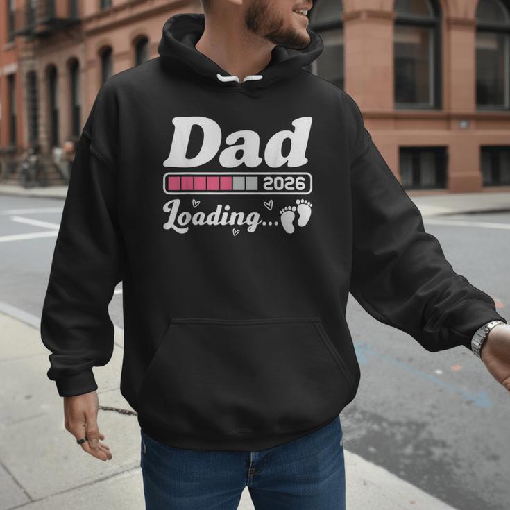 Dad To Be 2026 Loading Pink Pregnancy Reveal New Dad Daddy Men Hoodie Dad To Be 2026 Loading Pink Pregnancy Reveal New Dad Daddy Men Hoodie
