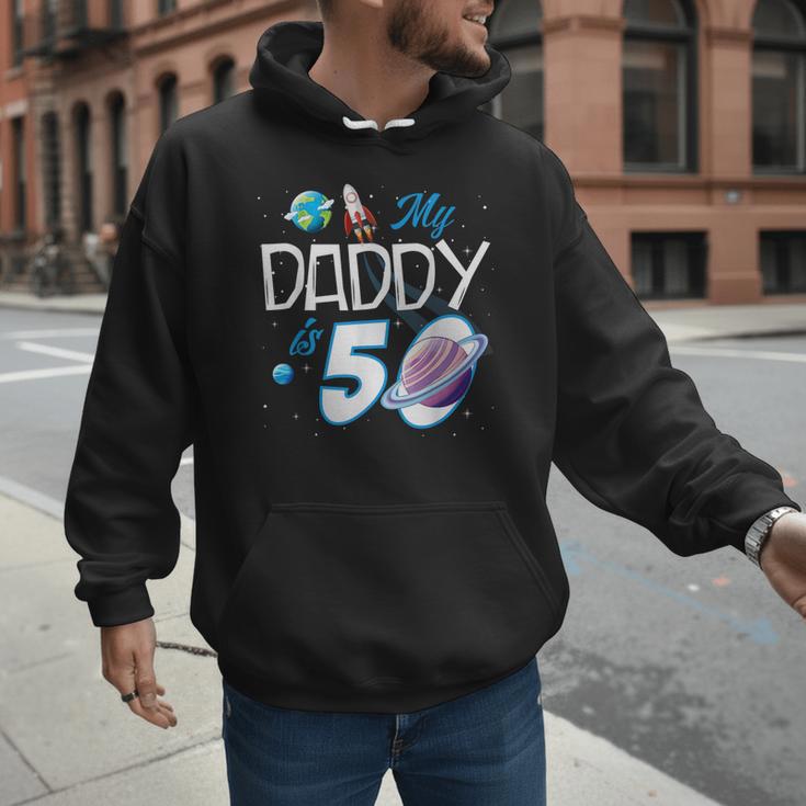 My Dad Is 50 Years Daddy Father 50th Years Birthday Men Hoodie