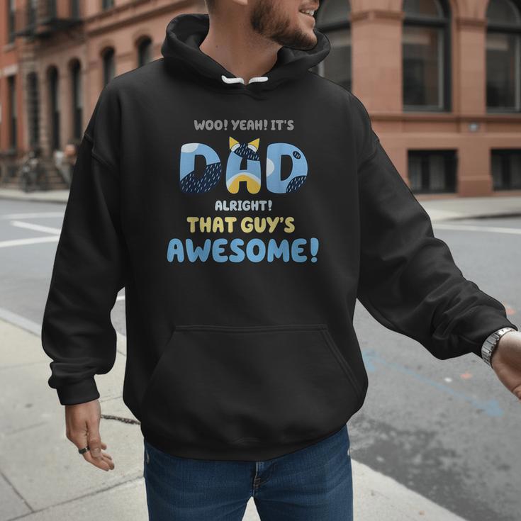 My Dad Is Awesome Fathers Day Shirt From Son Daughter Wife Men Hoodie