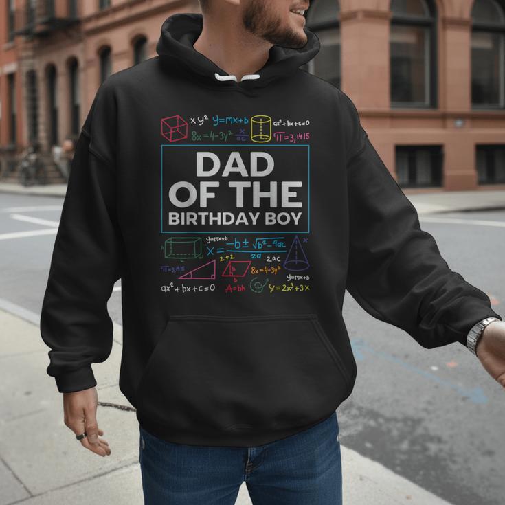Dad Of The Birthday Boy 10th Birthday Math Party Outfit Men Hoodie