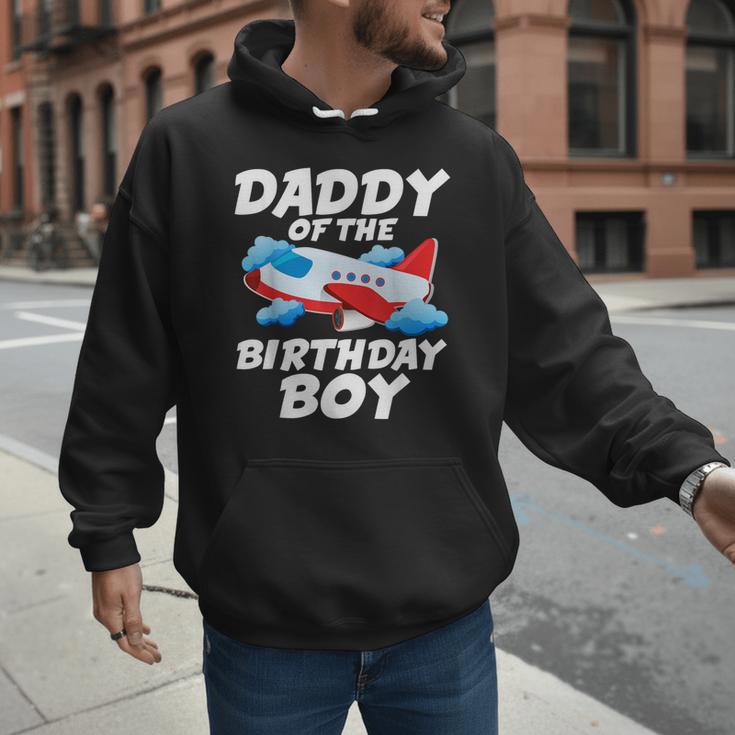 Dad Of The Birthday Boy Airplane Men Hoodie