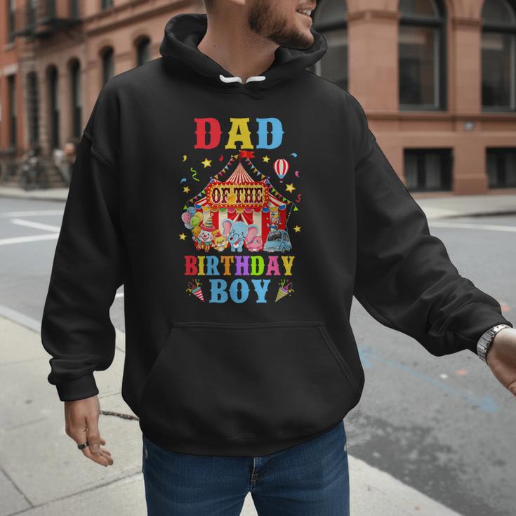 Dad Of The Birthday For Boy Circus Carnival Theme Party Men Hoodie