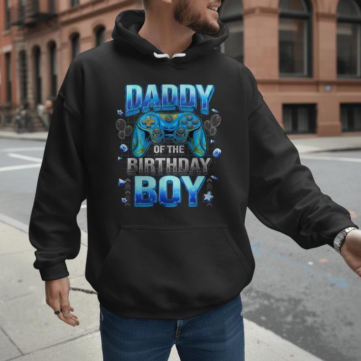 Dad Of The Birthday Boy Cool Gamer Video Game Birthday Men Hoodie