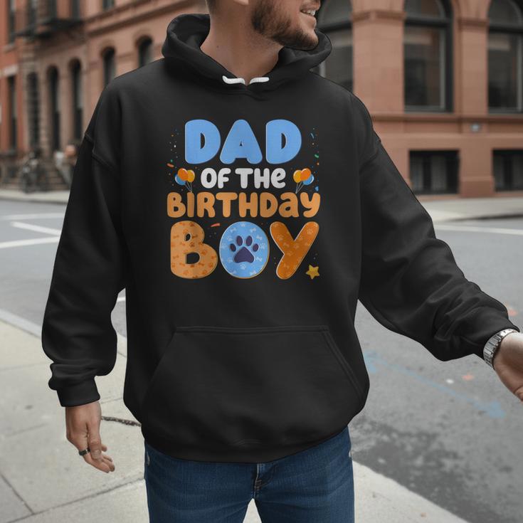 Dad Of The Birthday Boy Dog Lover Family Matching Men Hoodie