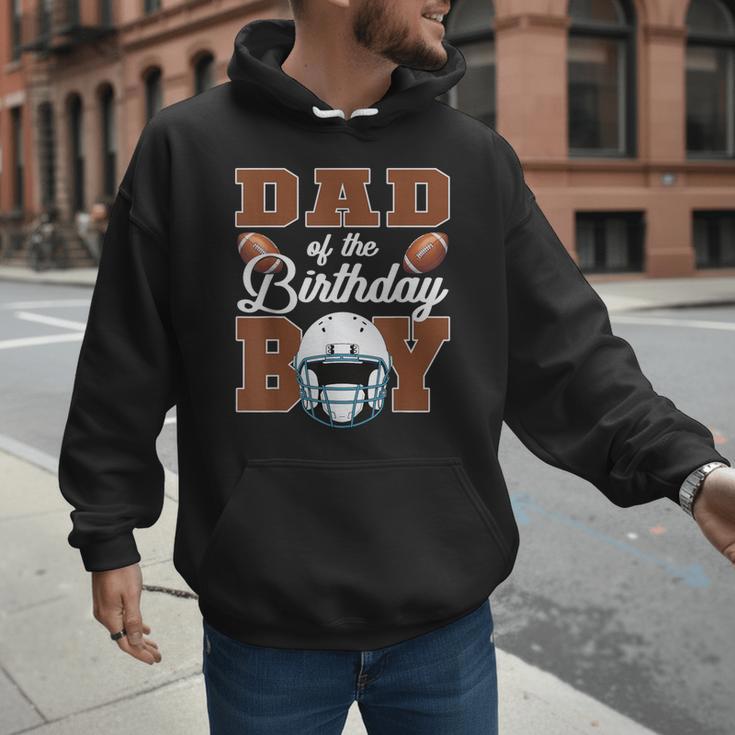 Dad Of The Birthday Boy Football Party Family Matching Men Hoodie
