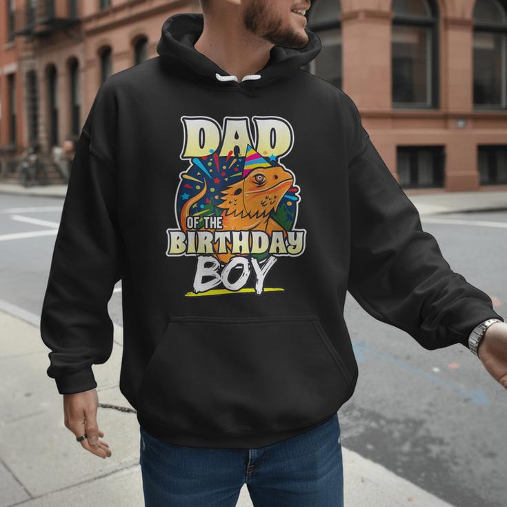 Dad Of Birthday Boy Kids Reptile Birthday Party Men Hoodie