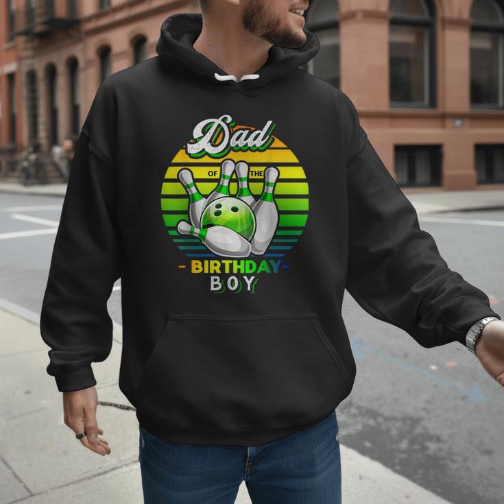 Dad Of The Birthday Boy Matching Family Bowling Birthday Men Hoodie Dad Of The Birthday Boy Matching Family Bowling Birthday Men Hoodie