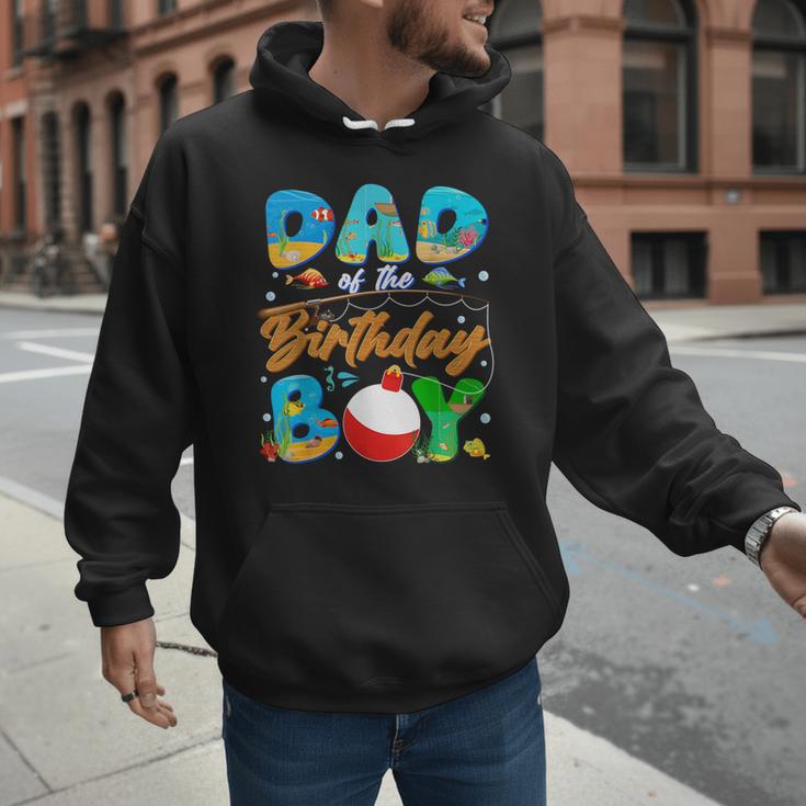 Dad Of The Birthday Boy Ofishally One Family Matching Party Men Hoodie