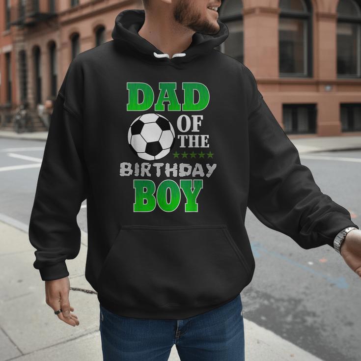 Dad Of The Birthday Boy Soccer Stars Outfit Men Hoodie