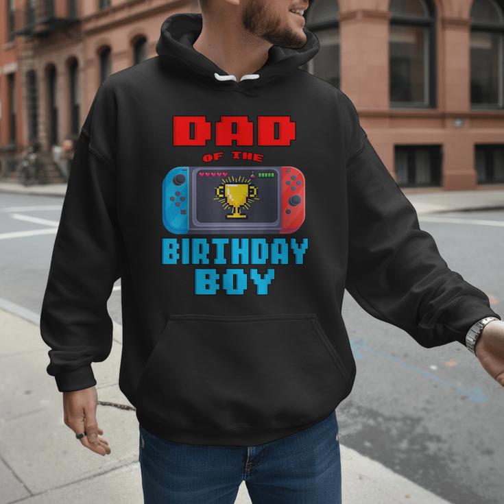 Dad Of The Birthday Boy Video Games Theme Bday Matching Men Hoodie Dad Of The Birthday Boy Video Games Theme Bday Matching Men Hoodie