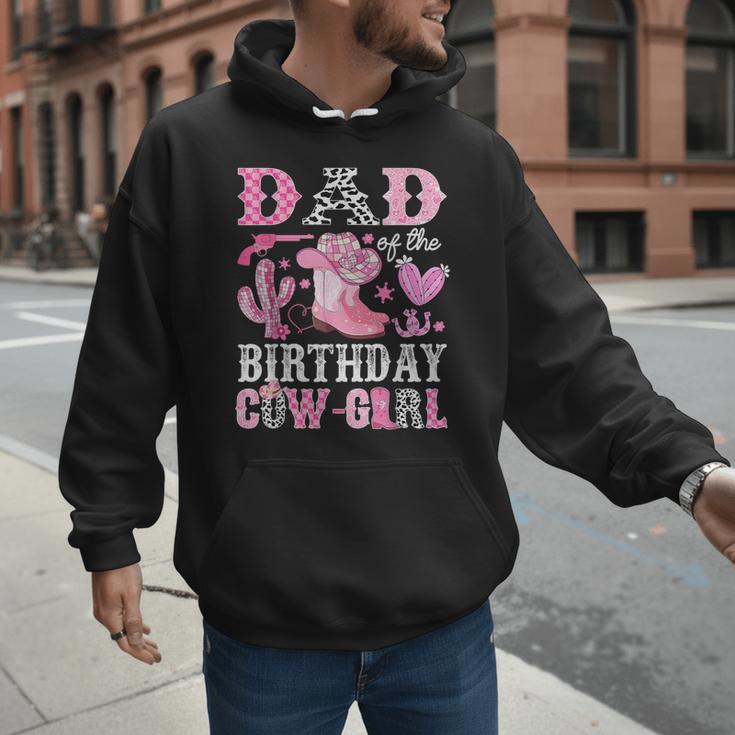 Dad Of The Birthday Cow-Girl Rodeo Cowgirl Bday Men Hoodie