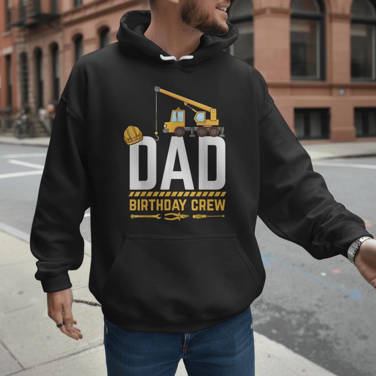 Dad Birthday Crew Construction Men Hoodie
