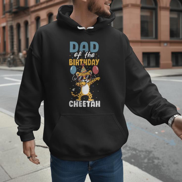 Dad Of The Birthday Girl Boy Cheetah Men Hoodie