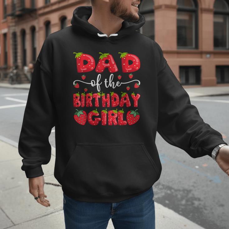 Dad Of The Birthday Girl Strawberry Family Matching Men Hoodie