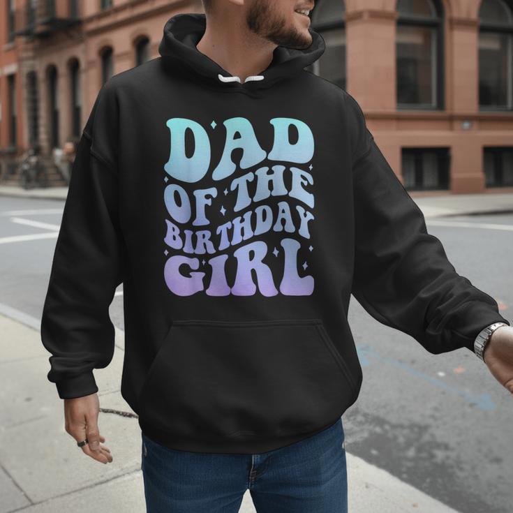 Dad Of The Birthday Girls Teens Kid Family Matching Birthday Men Hoodie