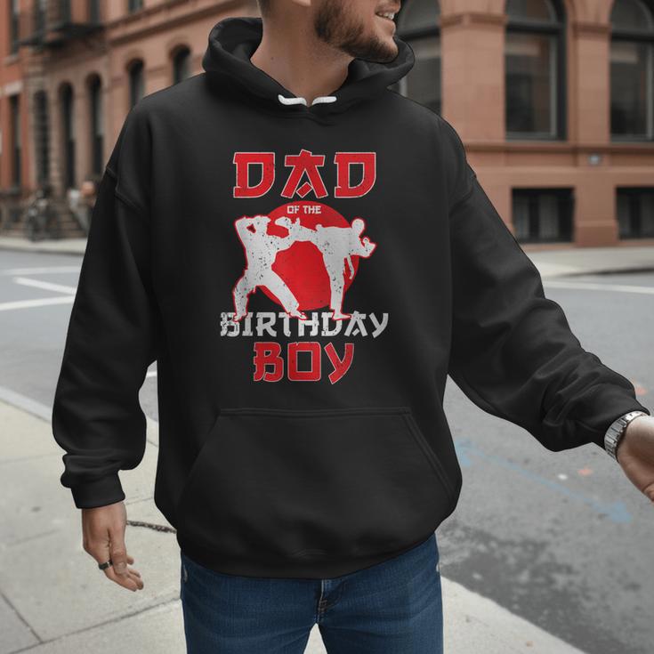 Dad Of The Birthday Karate Taekwondo Boy Martial Arts Men Hoodie Dad Of The Birthday Karate Taekwondo Boy Martial Arts Men Hoodie