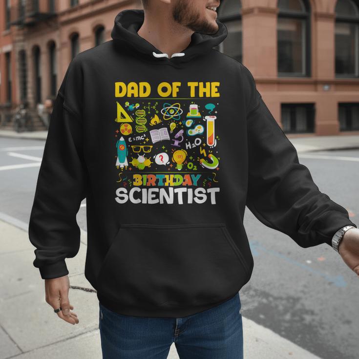 Dad Of The Birthday Scientist Matching Science Birthday Men Hoodie