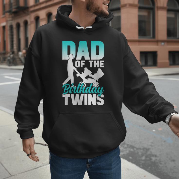 Dad Of The Birthday Twins Celebrate Cute Twin Father Daddy Men Hoodie Dad Of The Birthday Twins Celebrate Cute Twin Father Daddy Men Hoodie