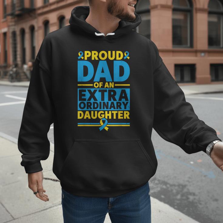 Dad Of An Extraordinary Daughter Down Syndrome Awareness Day Men Hoodie Dad Of An Extraordinary Daughter Down Syndrome Awareness Day Men Hoodie
