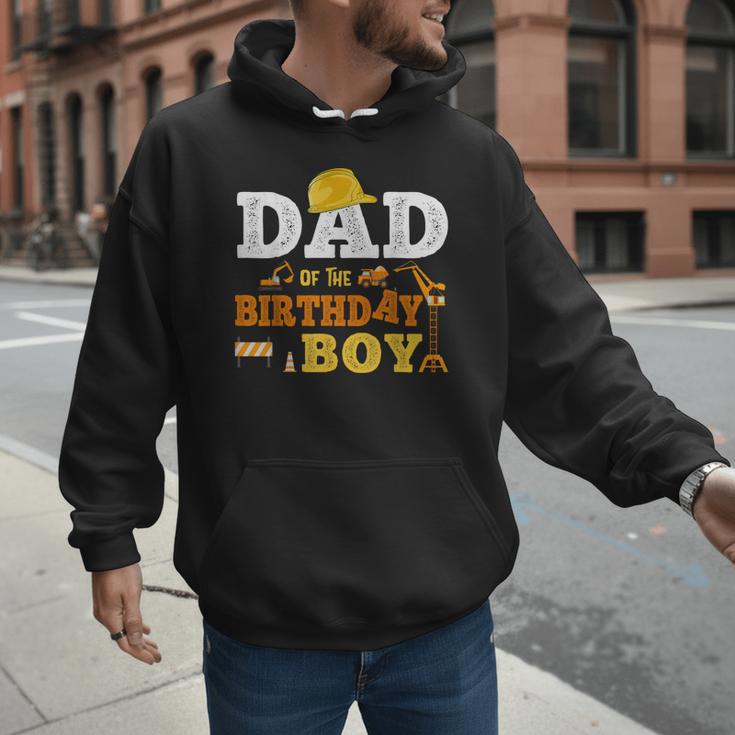 Dad Mom Of The Birthday Boy Kid Construction Matching Family Men Hoodie