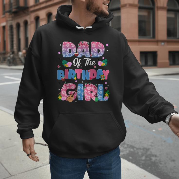 Dad And Mom Of The Birthday Girl Party Decor Family Matching Men Hoodie