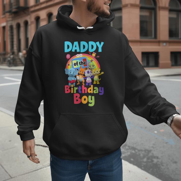 Dad And Mom Daddy Of The Birthday Boy Family Party Decor Men Hoodie