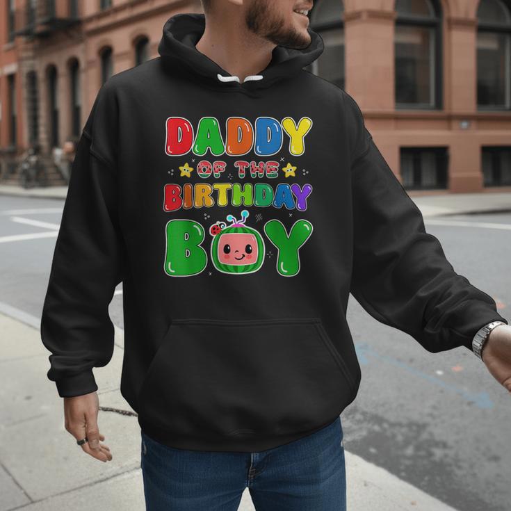 Dad And Mom Daddy Of The Birthday Boy Tee Melon Family Party Men Hoodie