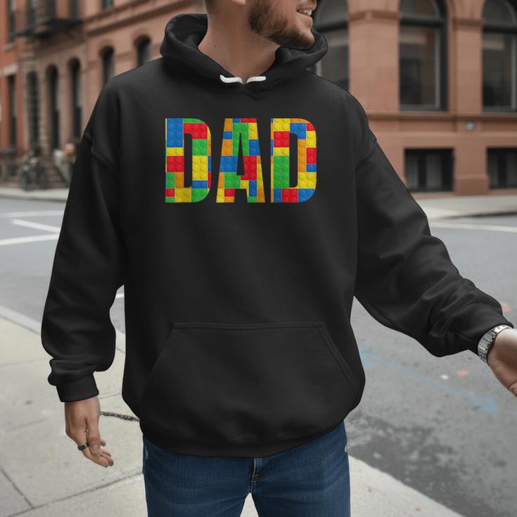 Dad Parent Brick Master Builder Building Blocks Set FamilyMen Hoodie Dad Parent Brick Master Builder Building Blocks Set FamilyMen Hoodie