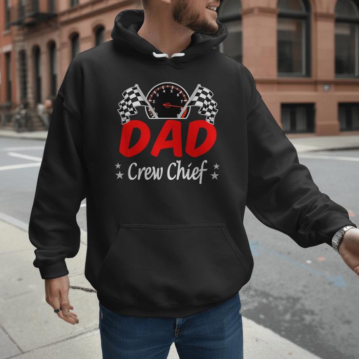 Dad Pit Crew Chief Racing Birthday Childs Party Fun Men Hoodie Dad Pit Crew Chief Racing Birthday Childs Party Fun Men Hoodie