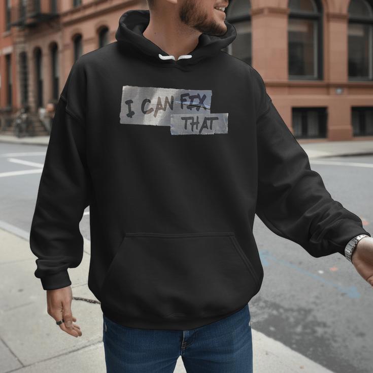 Dad Shirt Duct Tape I Can Fix That TShirt Men Hoodie