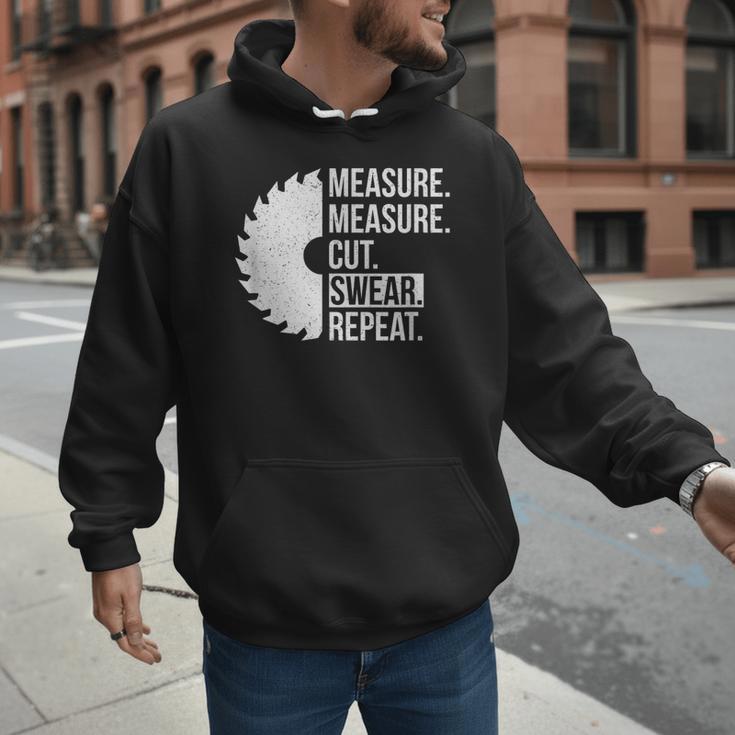 Dad Shirt Measure Cut Swear Handyman Father Day Tshirt Men Hoodie Dad Shirt Measure Cut Swear Handyman Father Day Tshirt Men Hoodie