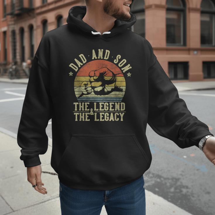 Dad And Son The Legend And The Legacy Dad Men Hoodie