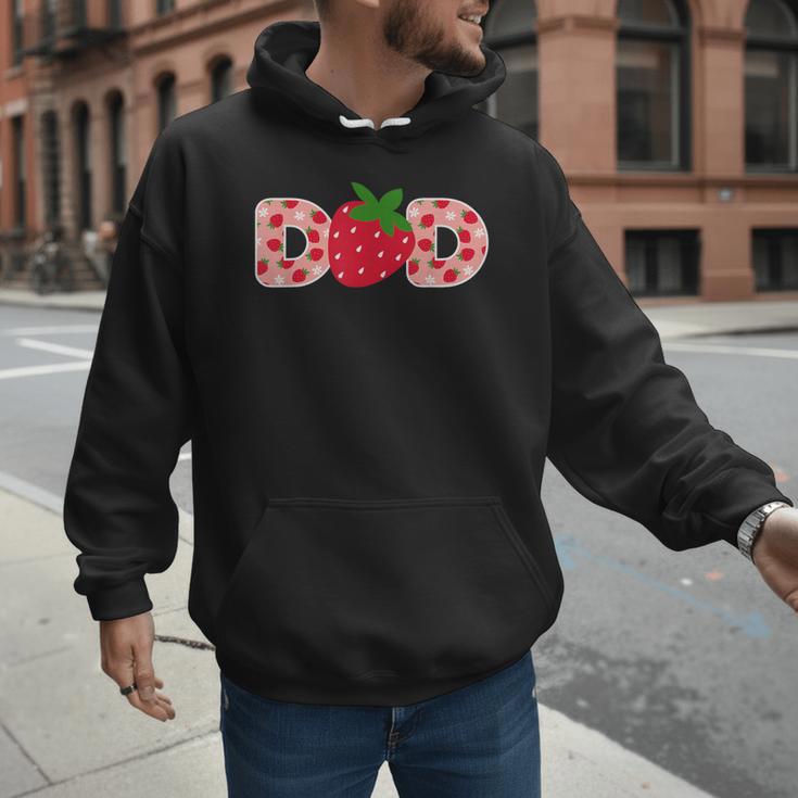 Dad Strawberry First Birthday Family Strawberry Men Hoodie Dad Strawberry First Birthday Family Strawberry Men Hoodie