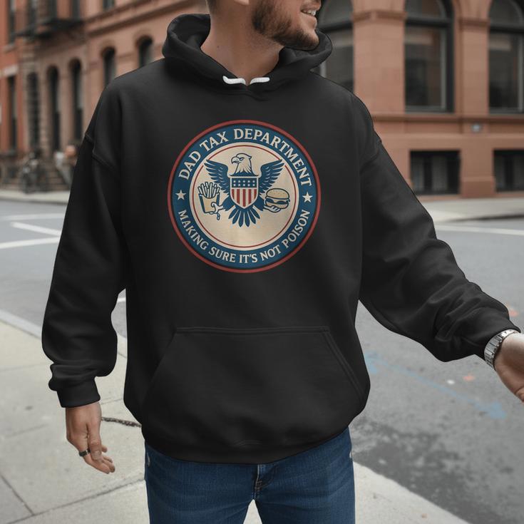 Dad Tax Making Sure Its Not Poison Department Fathers Day Men Hoodie