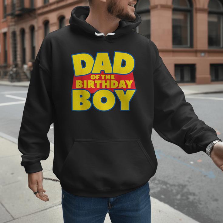 Dad Of The Toy Birthday Boy Story Theme B-Day Men Hoodie
