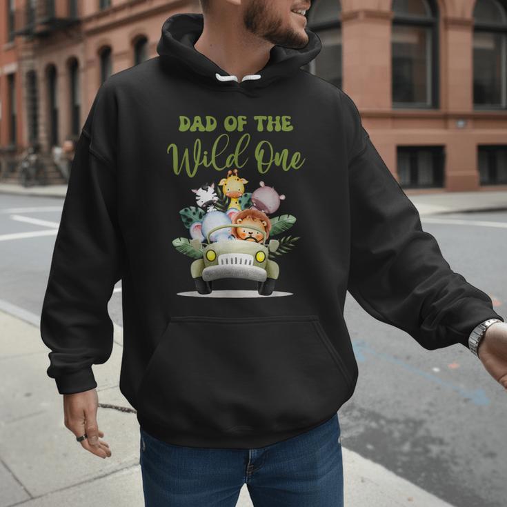 Dad Of The Wild One 1st Birthday Safari Family Matching Men Hoodie