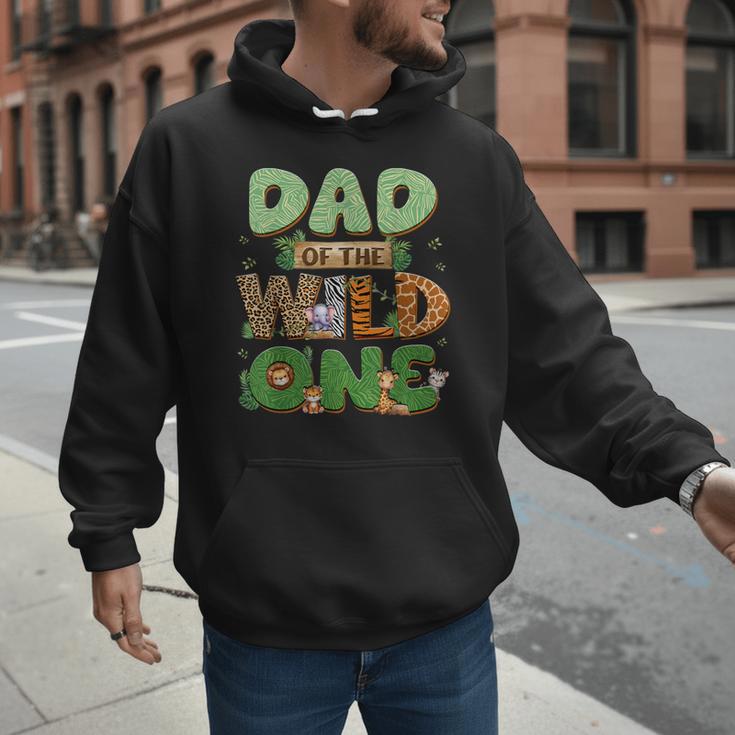 Dad Of The Wild One Birthday Family Matching Party Decor Men Hoodie Dad Of The Wild One Birthday Family Matching Party Decor Men Hoodie