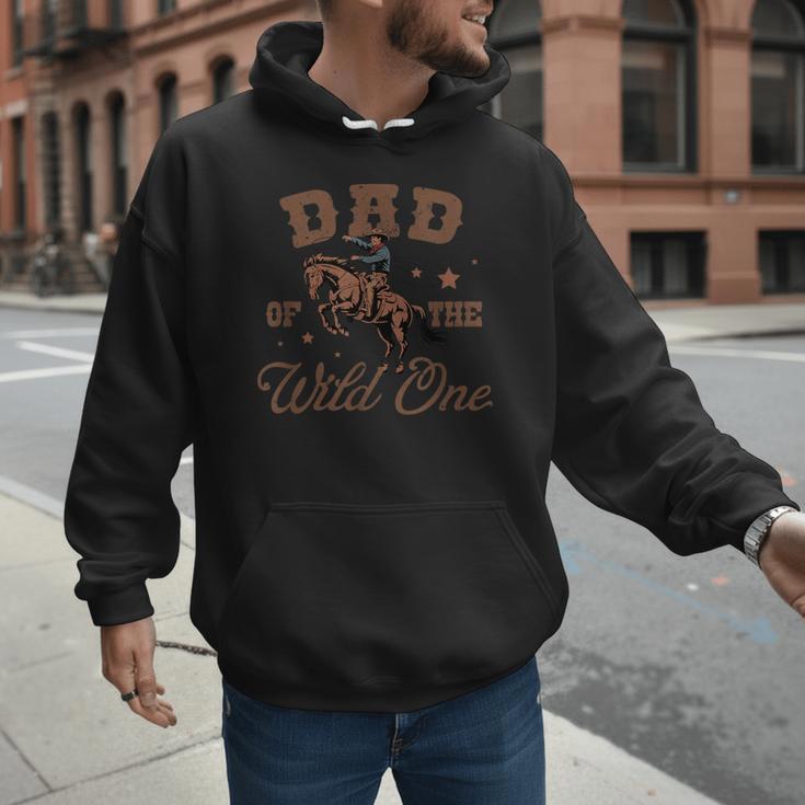 Dad Of The Wild One Cowboy Western Rodeo Party Matching Men Hoodie Dad Of The Wild One Cowboy Western Rodeo Party Matching Men Hoodie