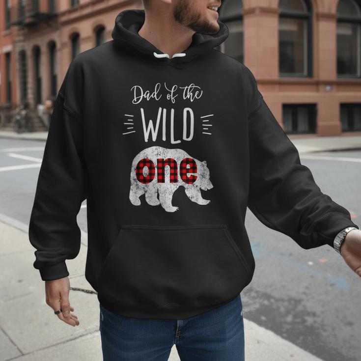 Dad Of The Wild One Shirt Bear Lumberjack 1st Birthday Tee Men Hoodie