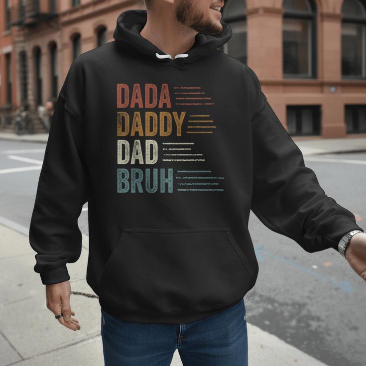 Dada Daddy Dad Bruh For Dad Father's Day Men Hoodie