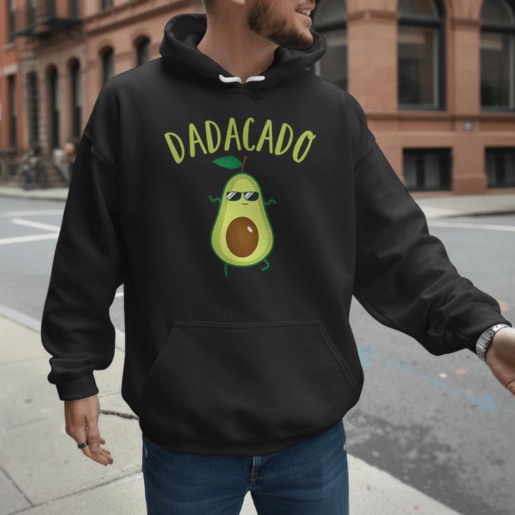 Dadacado Cute Daddy Avocado Pregnant Dad Father Day Men Hoodie