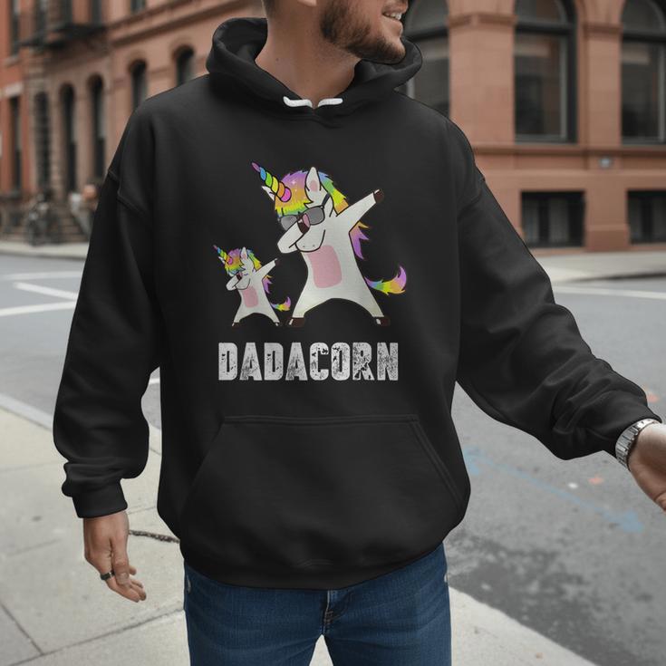 Dadacorn Shirt Unicorn Dad And Baby Best Father Men Hoodie