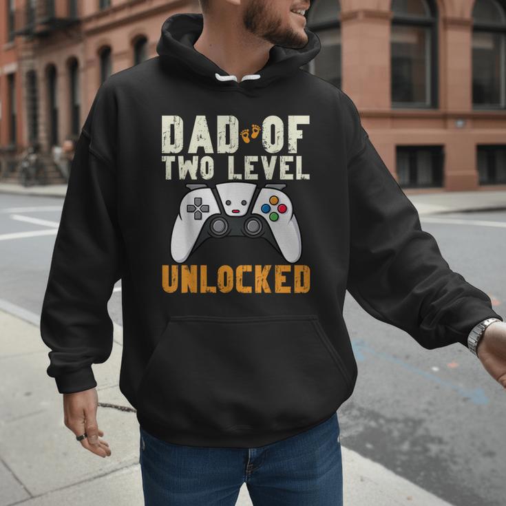 Daddy Again Leveled Up To Dad Of 2 Gamer Dad Level Unlocked Men Hoodie Daddy Again Leveled Up To Dad Of 2 Gamer Dad Level Unlocked Men Hoodie