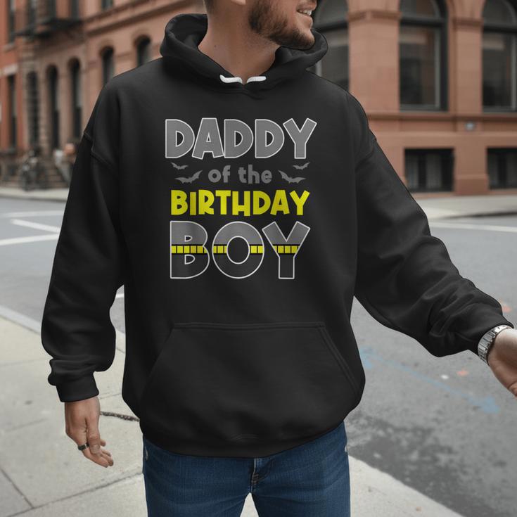 Daddy Of The Birthday Boy Bat Family Party Theme Boys Men Hoodie
