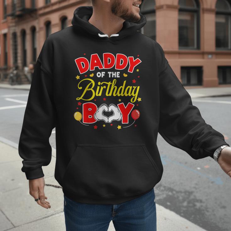 Daddy Of The Birthday Boy Matching Dad Son Family Birthday Men Hoodie